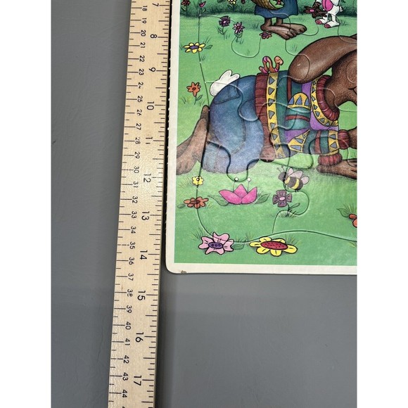 Rainbow Works Frame Puzzle NATURE STUDY 80s 90s Vintage Bunny Rabbits  USA - Picture 4 of 7